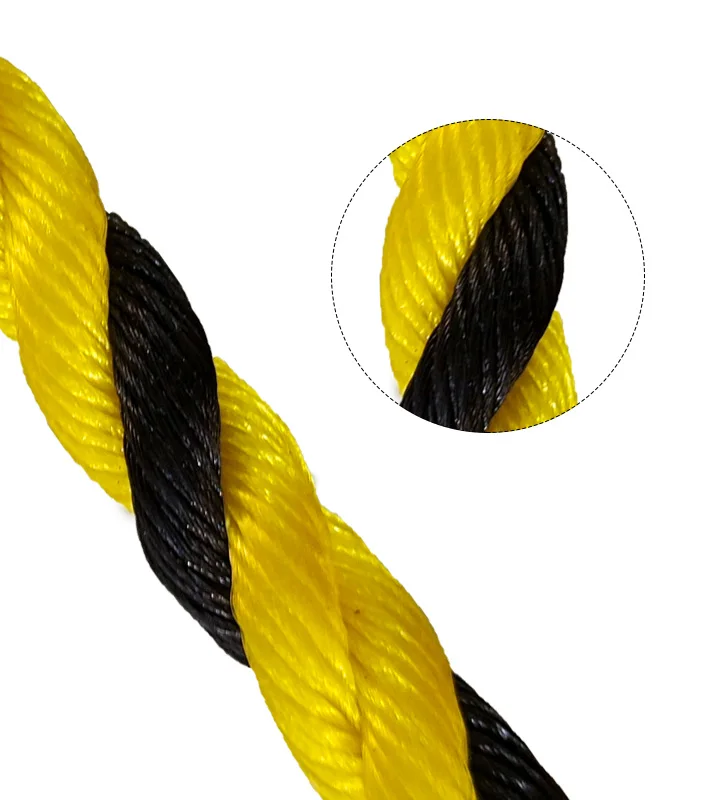 New Design Wholesale Price Pp Fiber Polyester Braided Floating Twisted Rope
