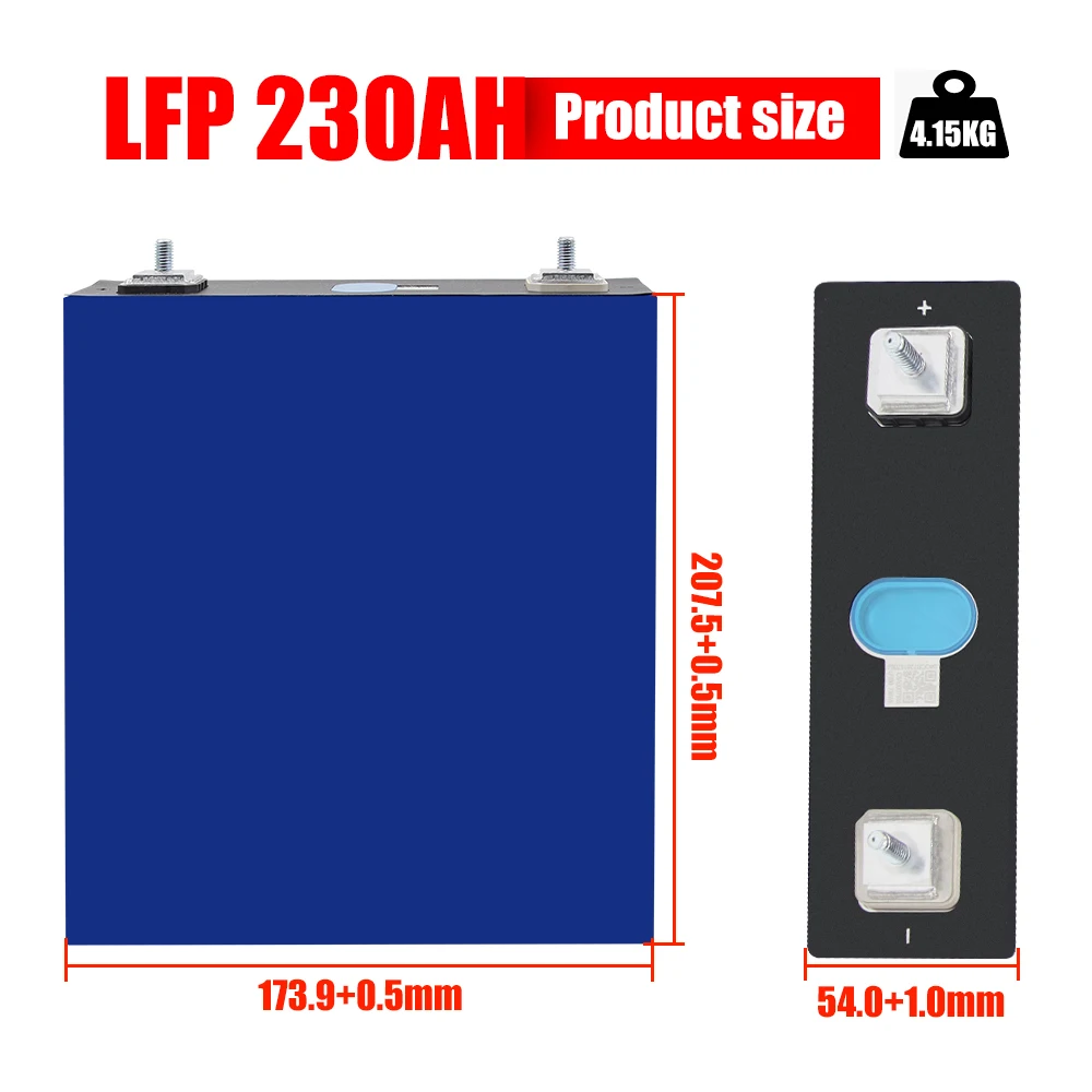 eve LF230 230ah lifepo4 battery cell 3.2v eu usa us stock lithium prismatic grade a 3.2 v akku solar volt rechargeable battery
