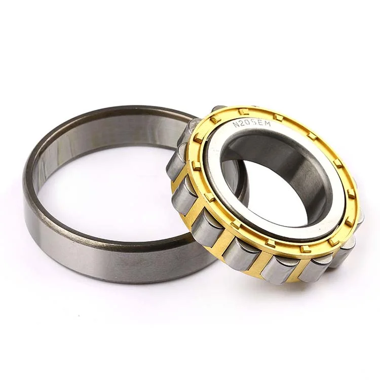 High Quality Original Package Nylon Steel Brass Cage Cylindrical Roller Bearings NUP NJ  NU205EM