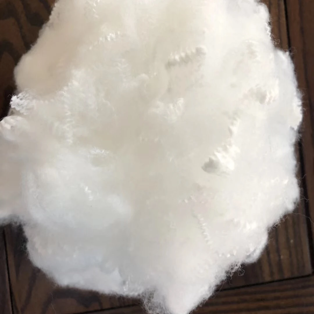 Recycled polyester staple fiber feather like  for filling 0.9D/1.2D/1.5D/2.5D X 25mm/32MM/51MM