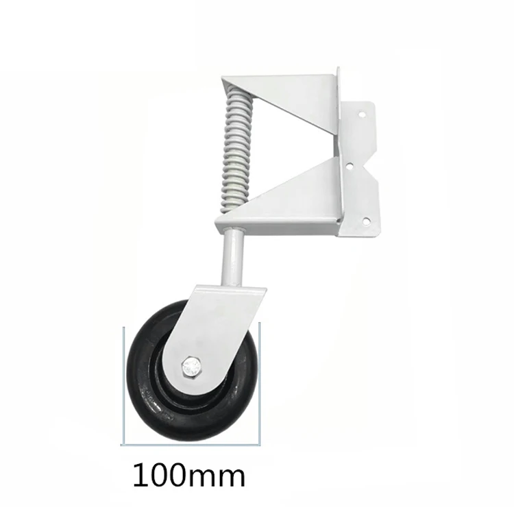 Adjustable Heavy-Duty Steel Swing Gate Roller Wheels Spring-Loaded Small Castors Sliding Door Stainless Targeted Small