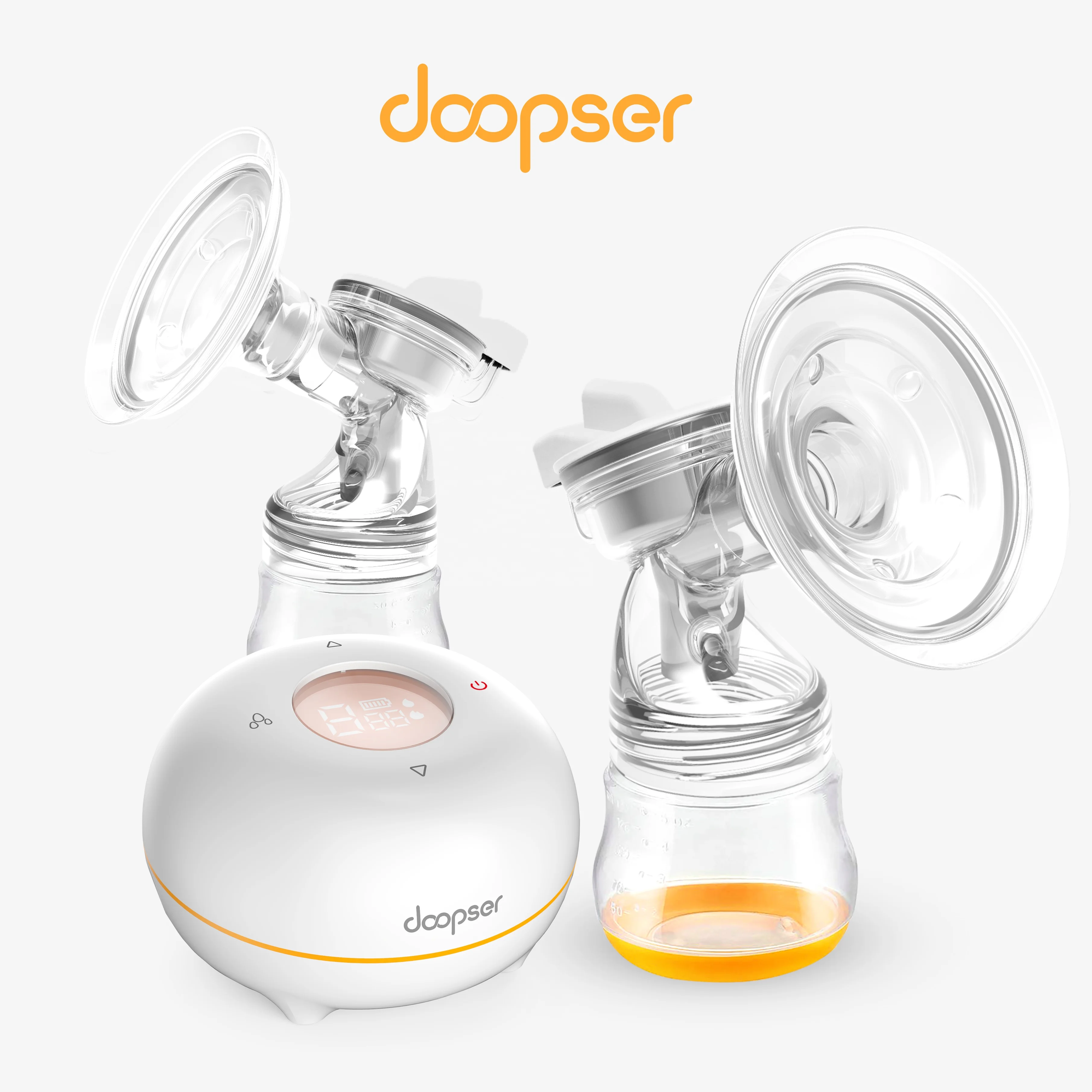 Doopser Double Electric Breast Pump Wholesale Milk Extractor Portable Breast Pump Food Grade Silicone Factory Price