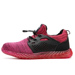 Unisex fashion black prevent smashing steel toes safety shoes winter thermal low cut shoes