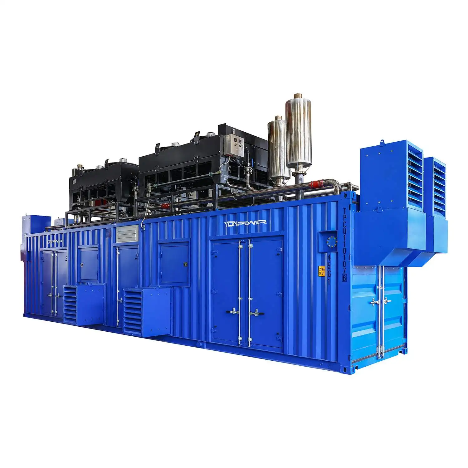 800kw/1000kVA Natural Gas/Diesel/LPG/CNG/Biogas Cummins Generator Silent Canopy (Container Style) Wet Desulfurization equipment