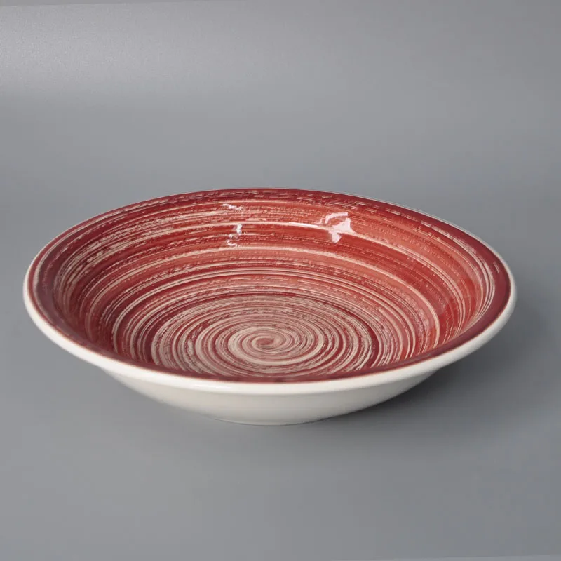 wholesale 16pcs tree bark glaze ceramic dinnerware sets for Australia for supermarket