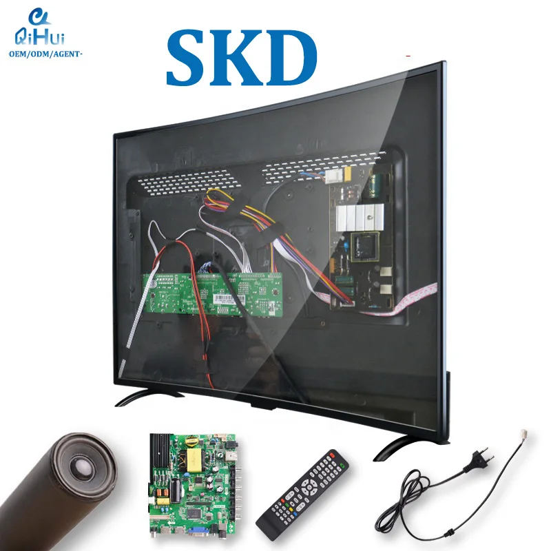 Factory OEM Universal LED TV Spare Parts SKD Cdk Complet TV Mother Board Backlight 4K Smart Television CKD KITS