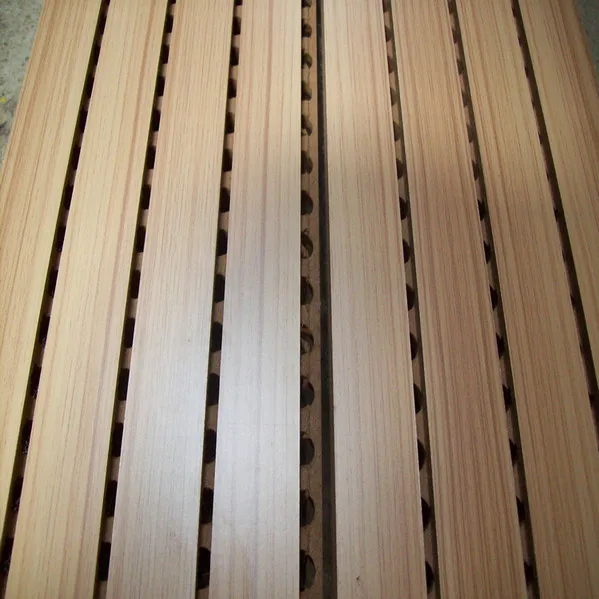 MDF Slotting and Punching Sound Proof Acoustic Wall Panel