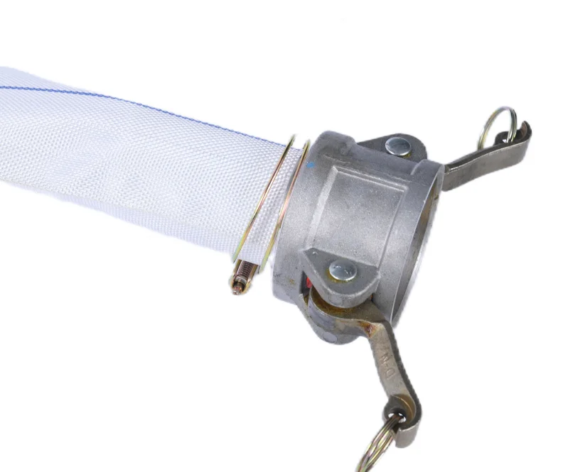 High Tensile Fiber Easy To Carry  PE Braided Lay flat Hose