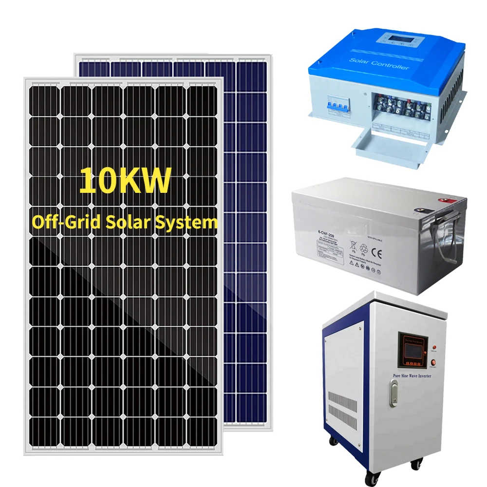 Plug N Play Sistema De Energia Solar Home Solar Panel Sistema 5kw Solar System Kit 10kw