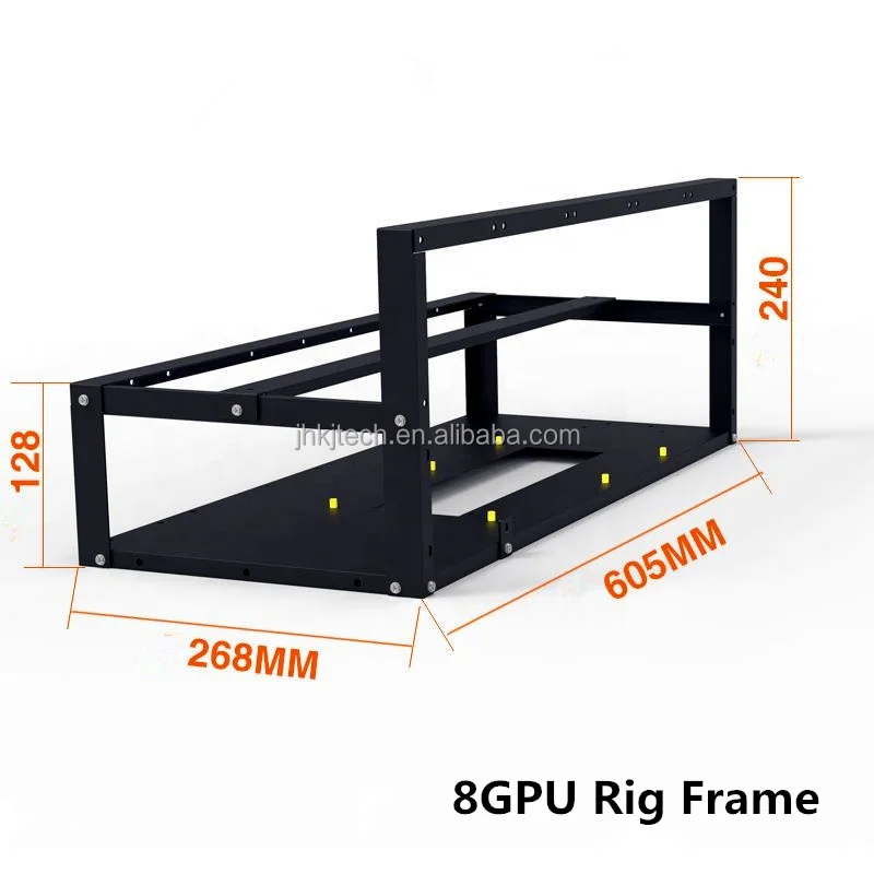 Горячие продажи продукта 8GPU под открытым небом Mining Rig стальная рама 8 GPU Miner стеллаж для выставки товаров на