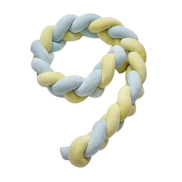 
Instagram Hot Selling Hypoallergenic Microfiber Cotton Wadding Baby Crib Bumper 