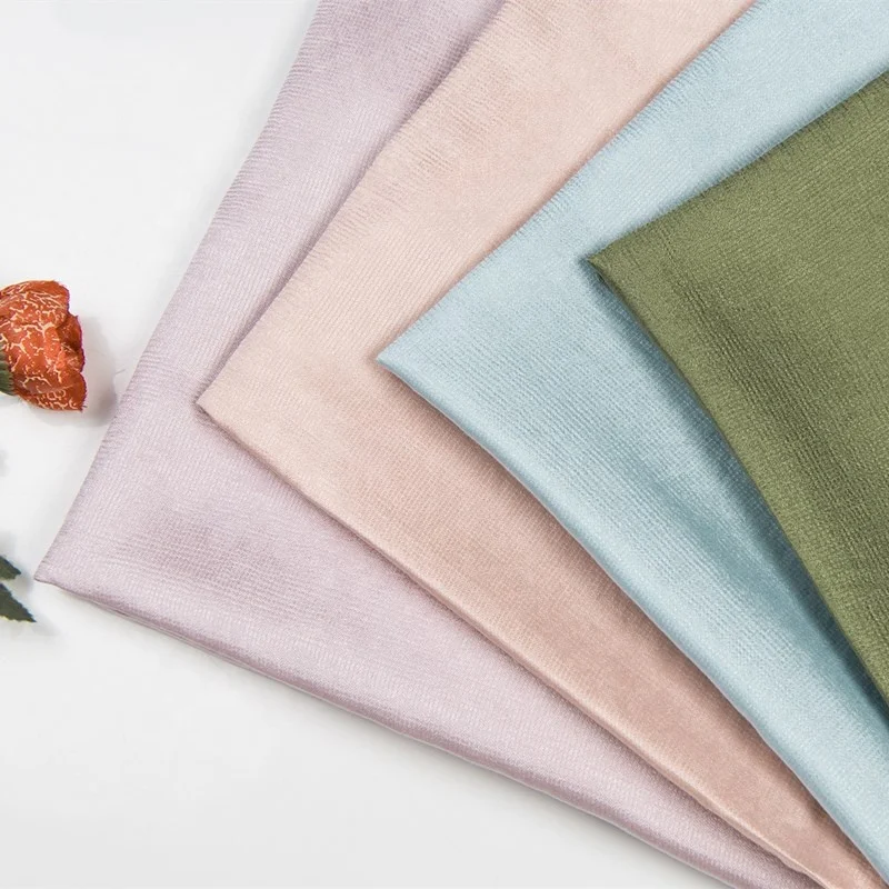 Kunye Textile In-stock No MOQ Soft Rayon Nylon Fabric for Trousers Shirt