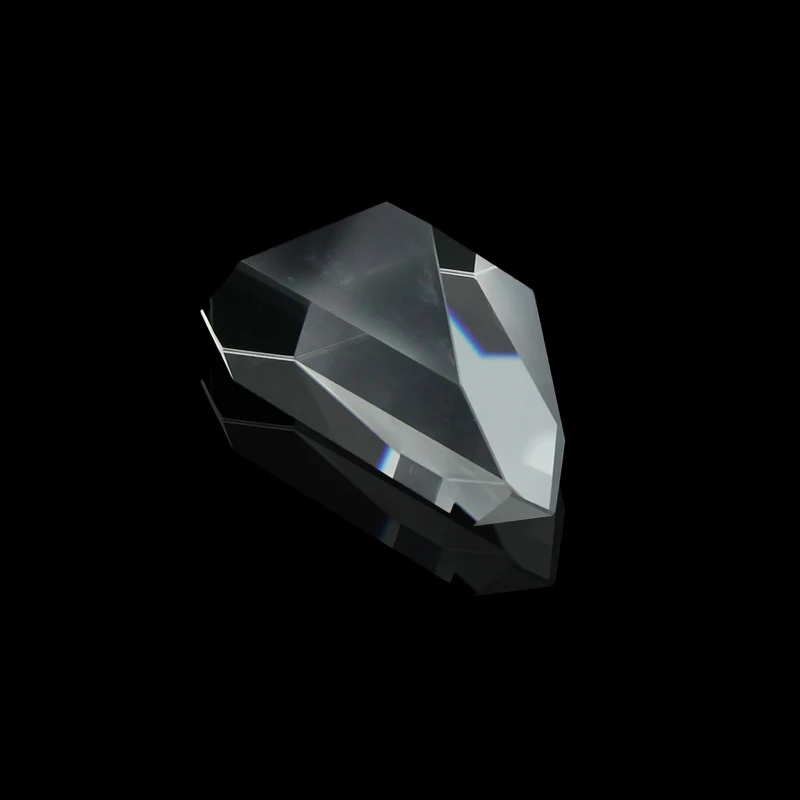 Пользовательские оптическая Призма кварцевое стекло K9/BK7 треугольная прямоугольная призма крыши