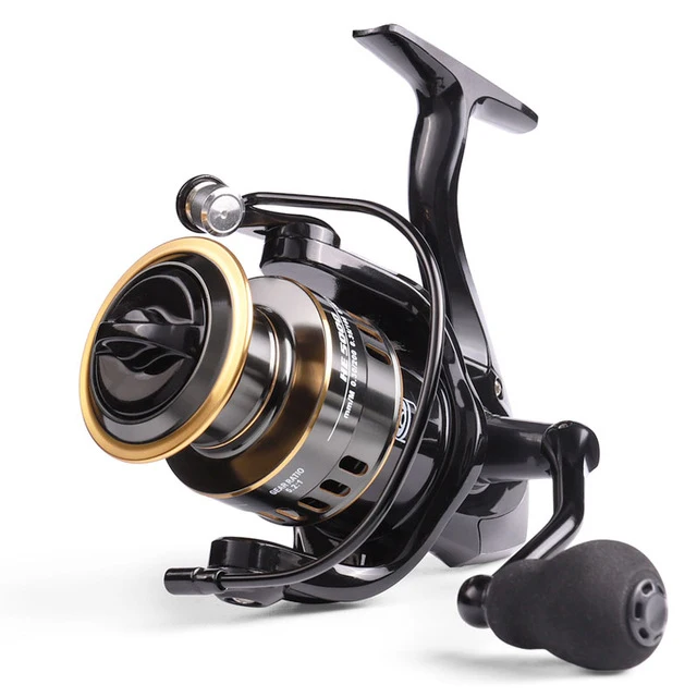 
HE7000 Max Drag 10kg 5.2:1 High Speed Metal Spool Spinning Reel Saltwater Reel carp Reel Fishing Send Line 