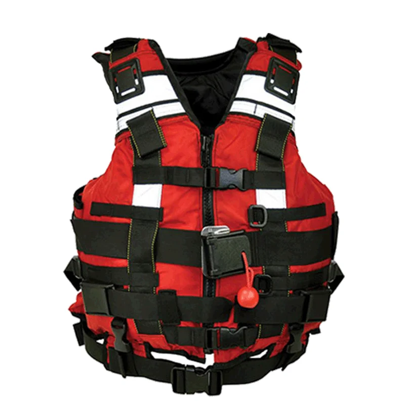 Customized Logo Private Label High End Large Buoyancy NBR PVC Foam Water Training Rescue Life Vests Jackets