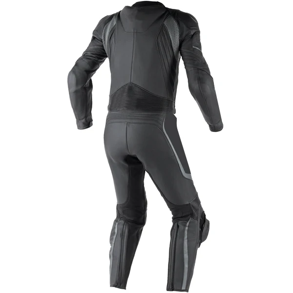 
whole sale rate customized Professional Two Piece Perforated Leather Motorcycle Suit in high quality 