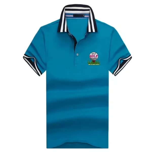 New 100% Cotton Polo Shirt Breathable Fabric Business Casual Style Plus Size Sustainable & Anti-Shrink with Good Factory Price