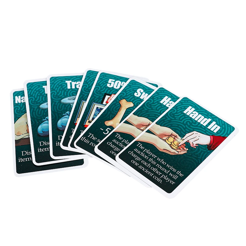 Free Sample Custom Design Manufacturer Printing Family Paper Board Game For Children