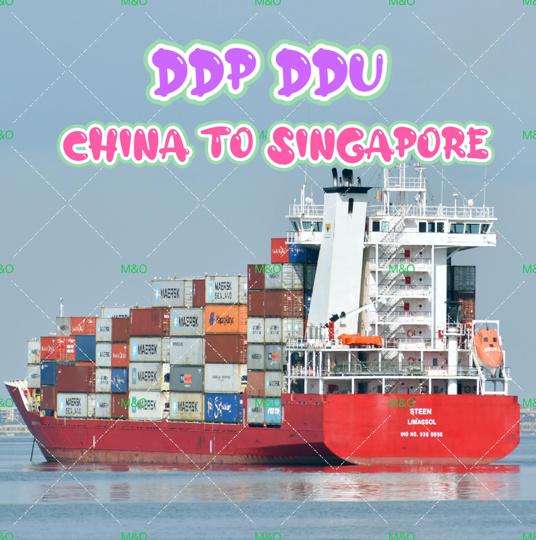 international Sea Shipping Agent China to Singapore door to door Sea Freight forwarder shipping DDP
