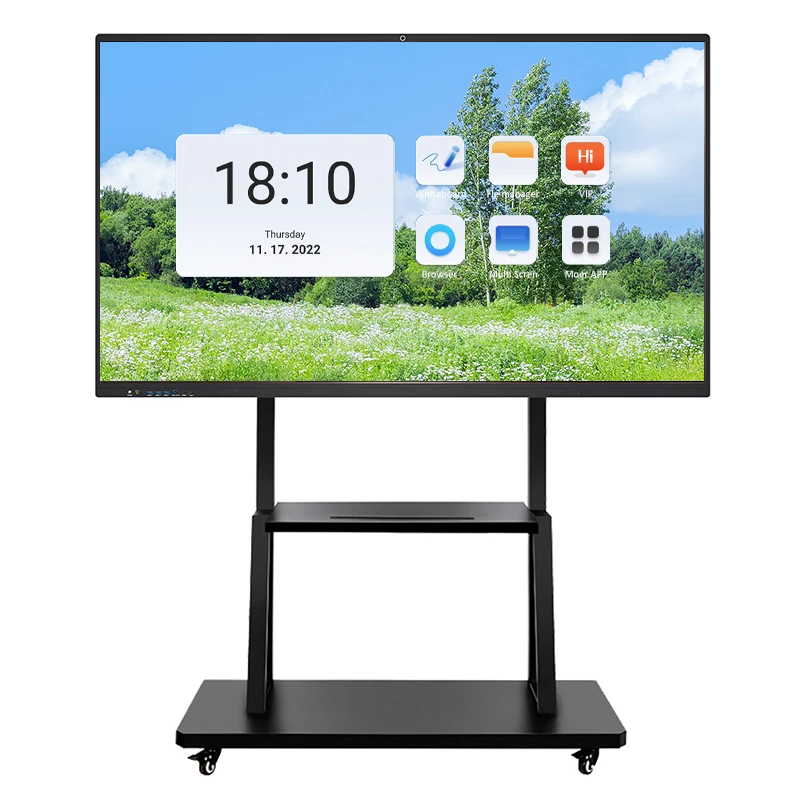Most Popular Qunmao Interactive Whiteboard Module Software Download Free Speaker Mobile Stand  For Teaching