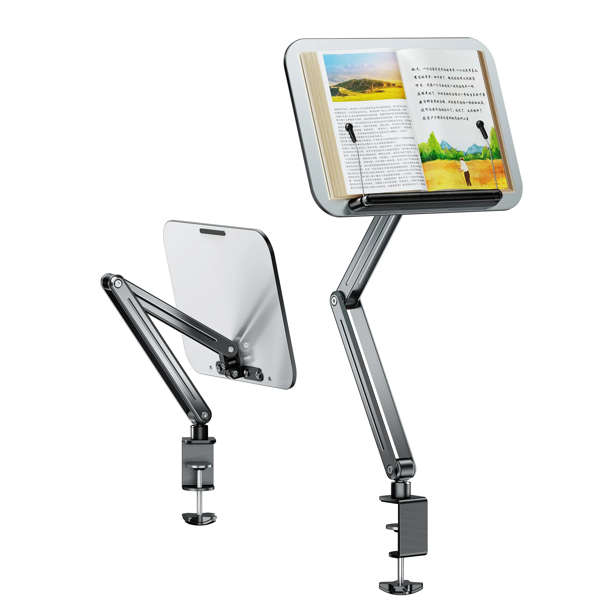 360 Degree Long Arm Tablet Holder Stand for 4 to 11inch Tablet Smartphone Bed Desktop Lazy Holder Bracket Support for iPad