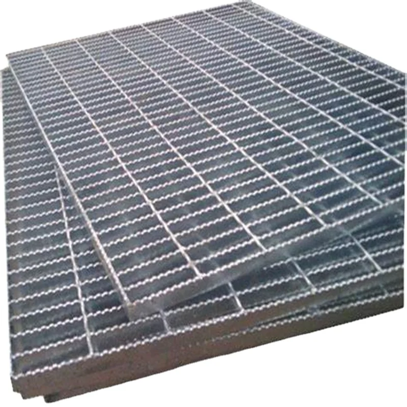 Factory Custom Construction Building Material Metal Serrated Steel Grating, Welded Bar Grating With factory price