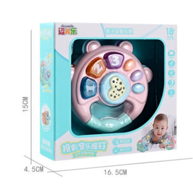 Shan tou factory direct to sell Baby music rattle drums early educational toys musical instruments