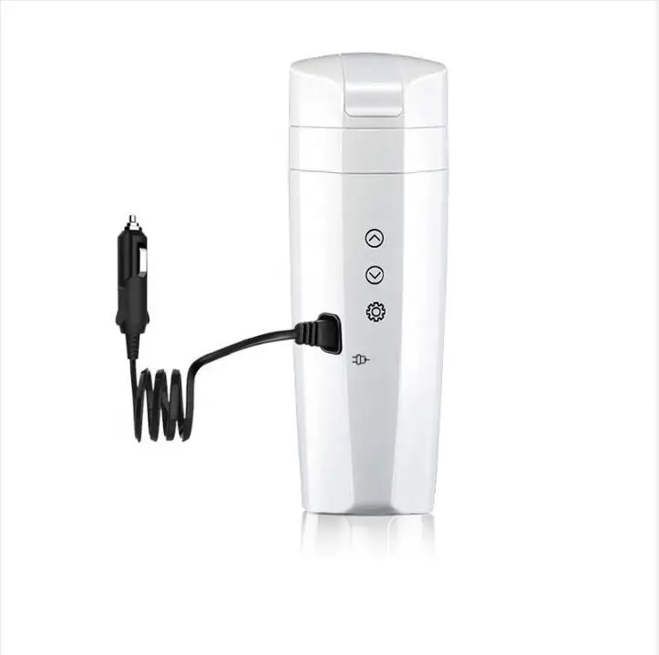 Temperature Control Travel Coffee Mug Electric heated Travel Mug 12V Stainless Steel Tumbler Smart Heating Car Cup