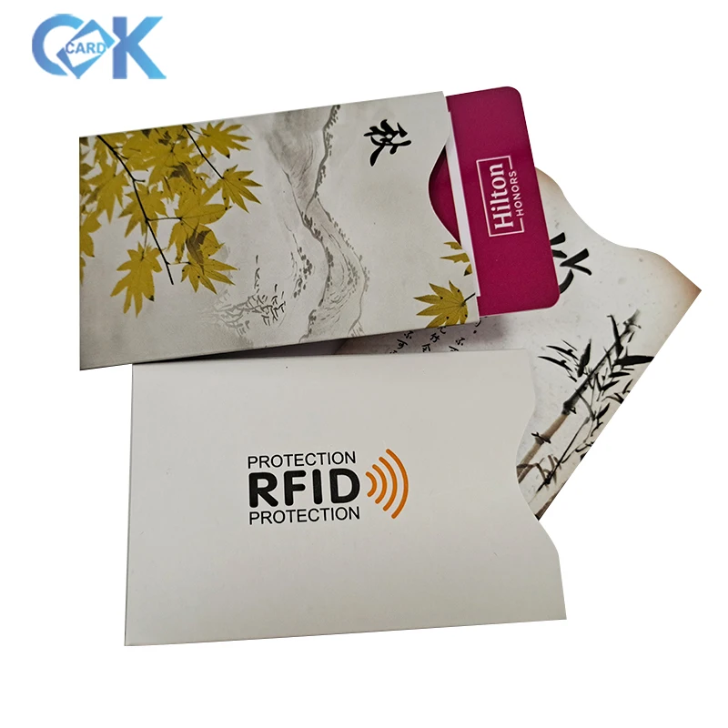 Anti-spy Anti-Reading NFC Card Protecter Sleeve RFID Blocking Card Sleeve Holder For Protecting IC Card Information