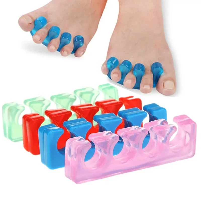 OEM Silicone Gel Toe Separator Toe Spacers/ Straightener/ Spreader/ Stretcher/ Corrector Finger Spacer for Manicure