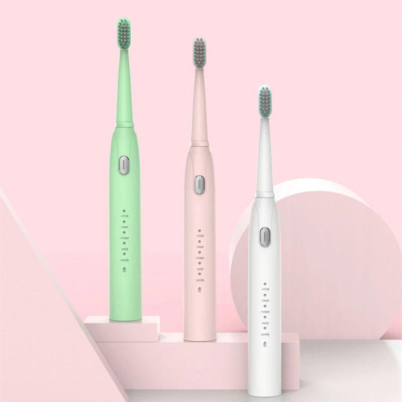 
Manufacturer 360 Degree Rechargeable Vibration Full Automatic Sonic Electric Toothbrush For Teeth Whitening 