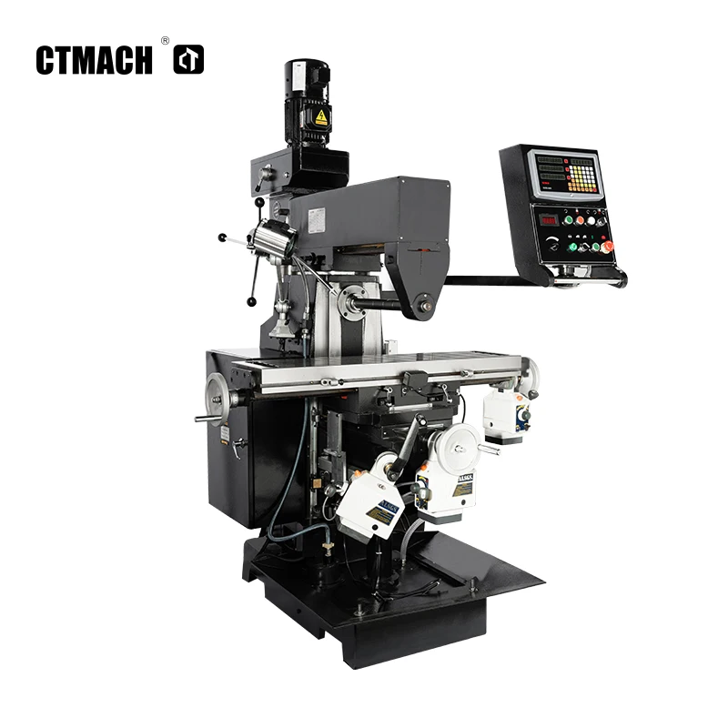 CTZX7550 Vertical and Horizontal Drilling and Milling machine bench drilling milling machine
