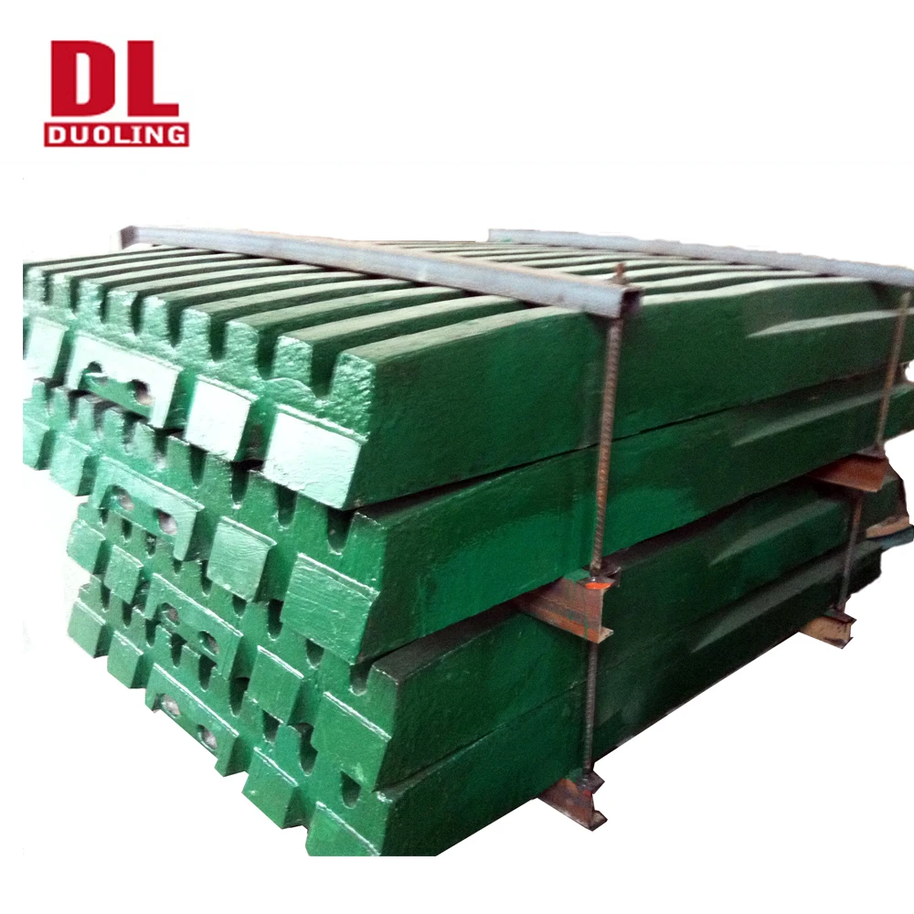 PF 1214 1315 Impact crusher blow bars casting spares parts in Mining Machinery