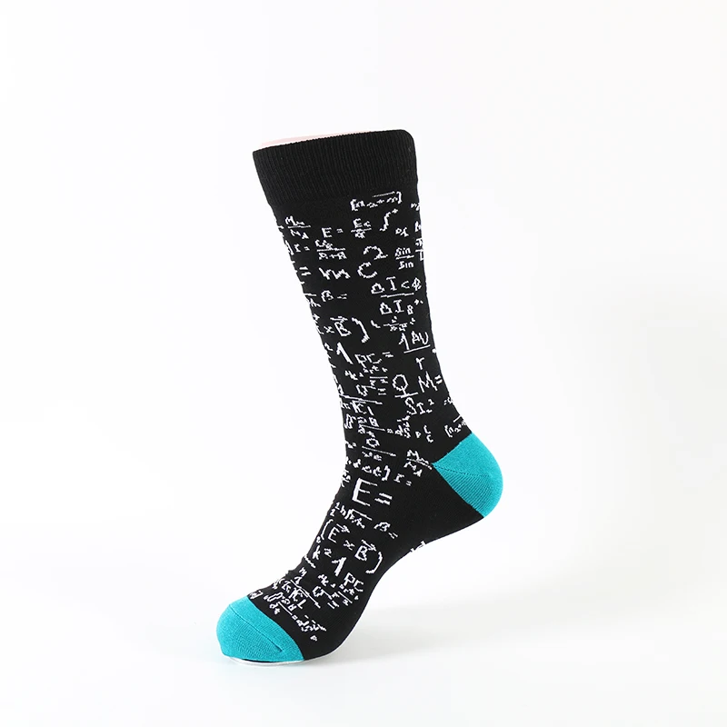 Manufacturer Wholesale Patterned Fish Sock Winter Crew Men Socks