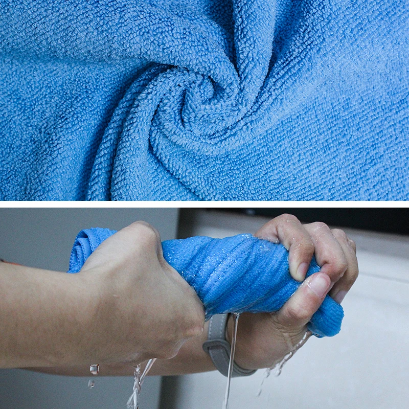 Custom Universal Microfiber Warp Knitting Cloth Towel Car Wash Cleaning Cloth Rag Microfiber Cleaning Cloth Kitchen Dish Towels