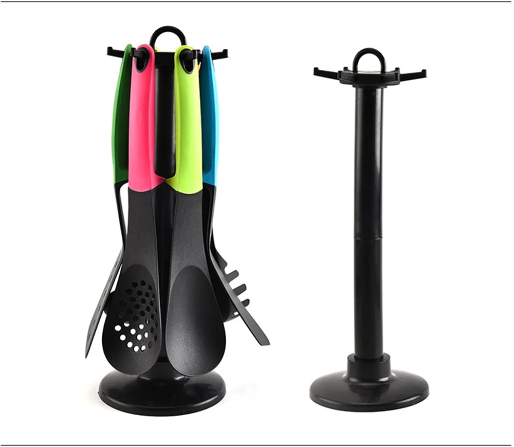 Набор нейлоновых оранжевых кухонных инструментов, 6 шт.