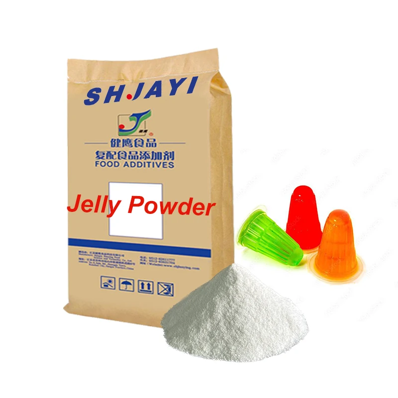 Halal Compound Thickener Stabilizer Jelly Powder Carrageenan E407 For Making Raspberry Flavor Jelly