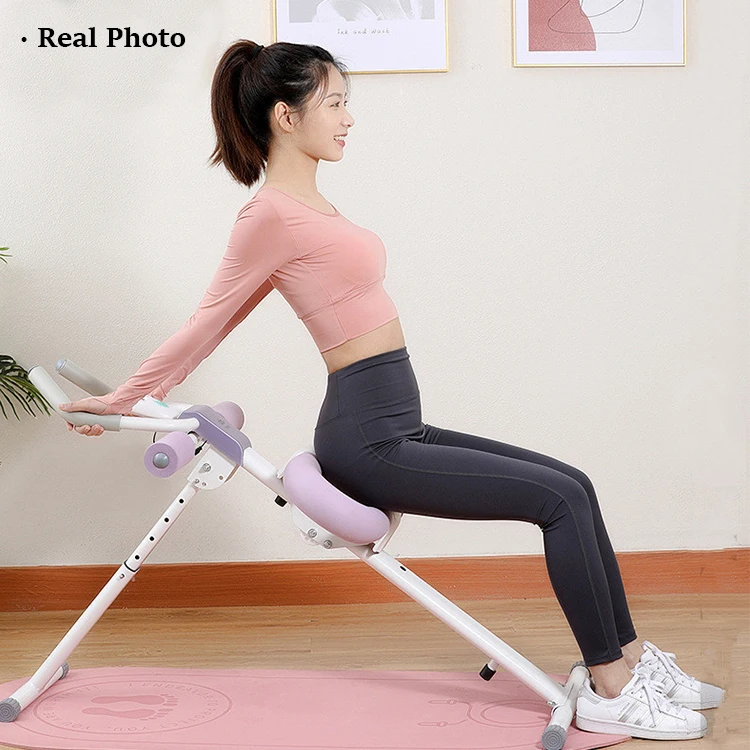 Zhoya Fitness Sit Up Abdominal Machine Lazy Stomach Fitness Equipment Trainer Exercise Gym Machine