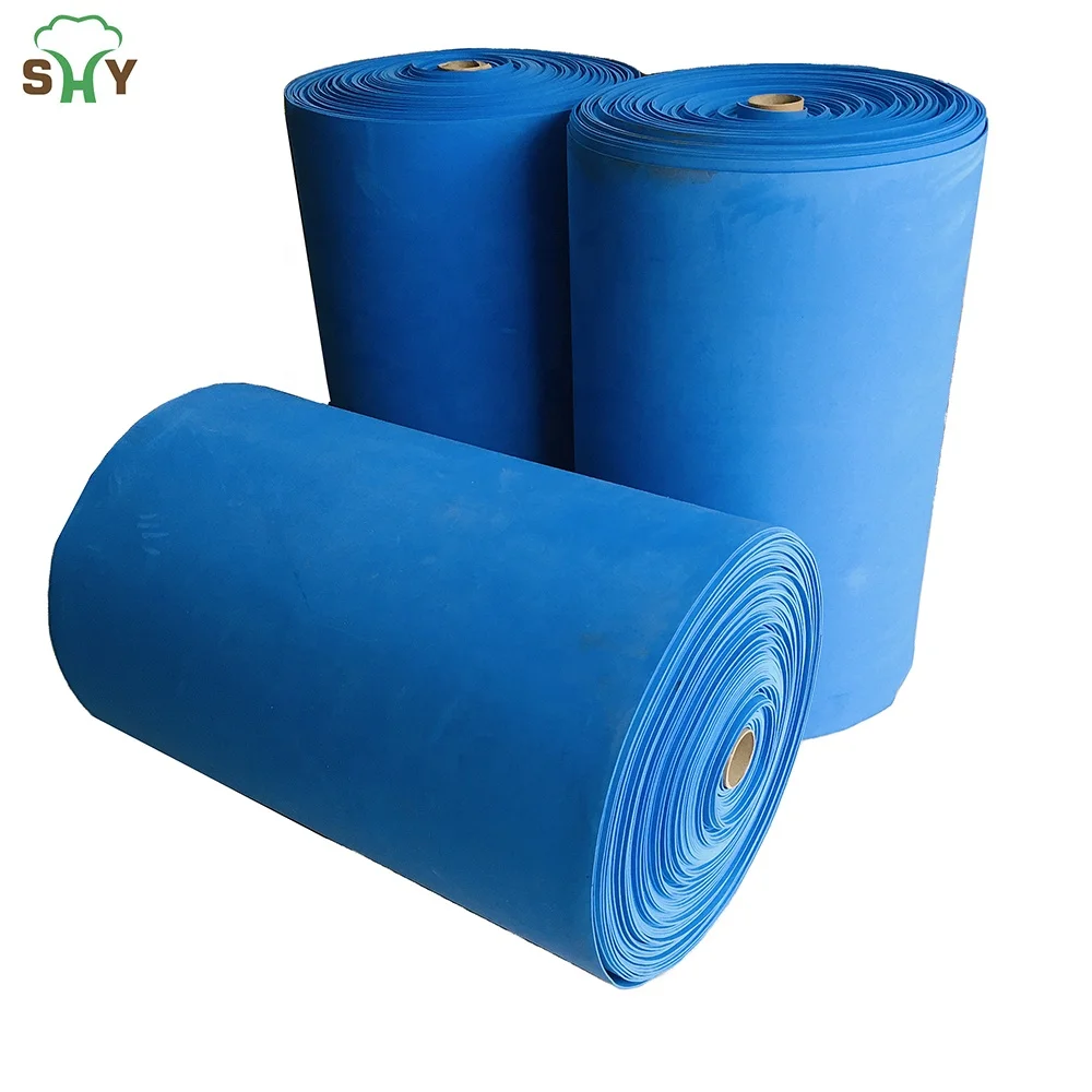 Factory wholesale Blue  EVA  rubber foam rolls 50M*1M*3MM  Protective & Cushioning Material