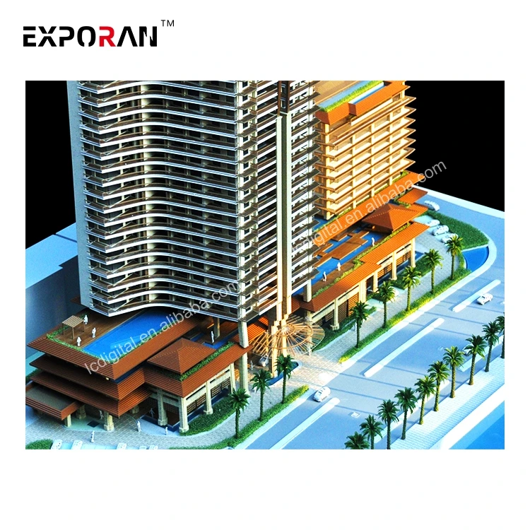 High Quality Retail Model Architectural Scale Buildings Diorama architectural model factory