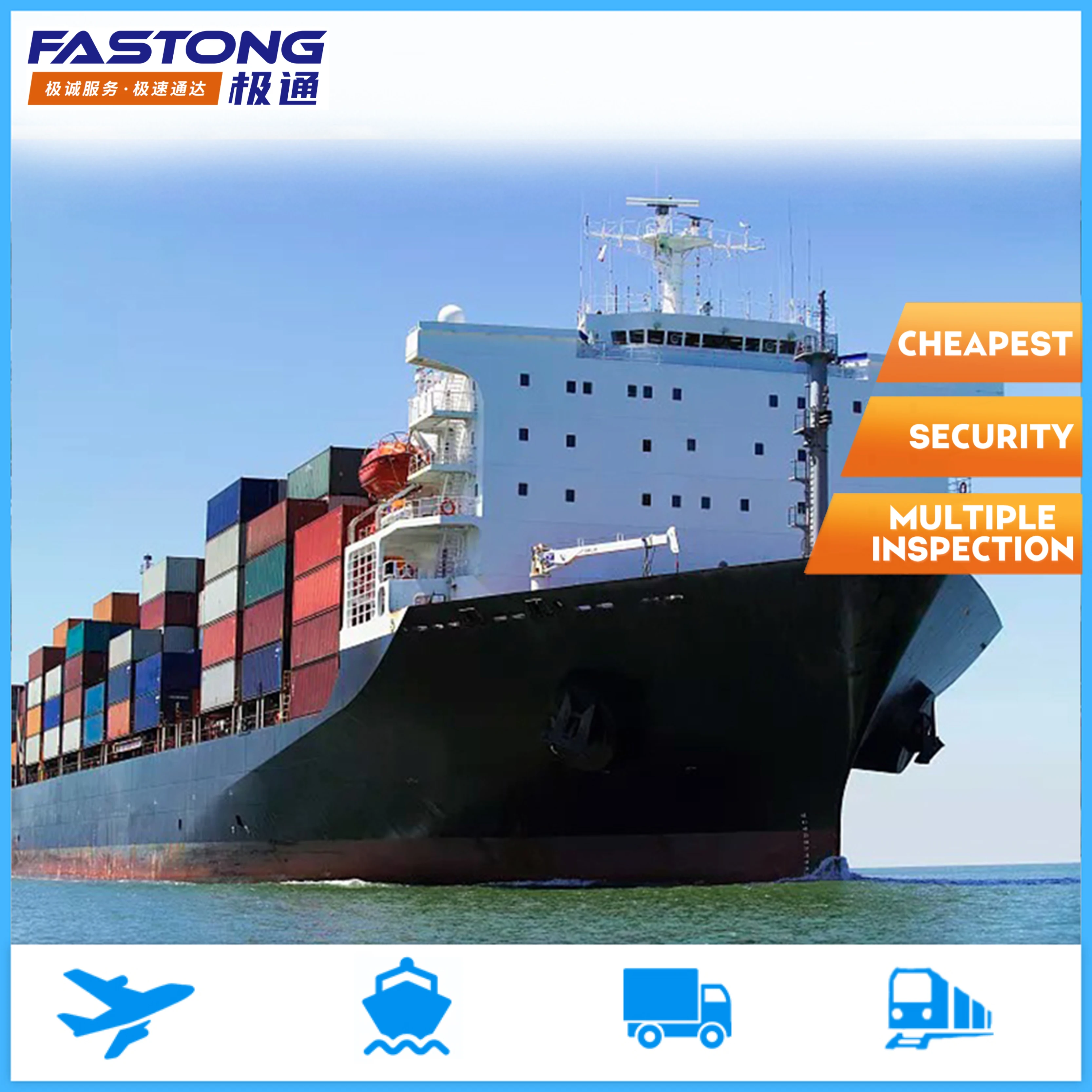 Dropshipping Cargo DDU DDP Shipping Sea Freight Forwarder Cheapest Charge Rates Ocean Transportation to USA Transit from China