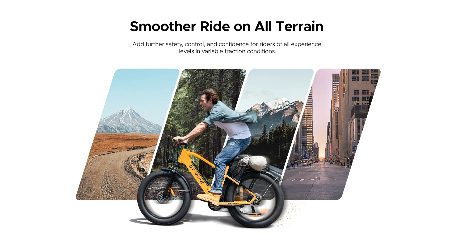26 inches Fat Tire Electric Bike Off-road 48V16AH ENGWE E26 City Ebike Alloy Bicycle Mountain Cycling Frame for Adults 250W