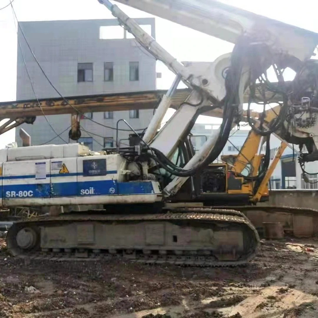 Hot sale SR-80C SR70 R-416 R-415 ROTARY DRILLING RIG USED SOILMEC SR-70 SR-65 SR-60 SR-40 SR-80C R-516 R-622 R-625  DRILLING RIG