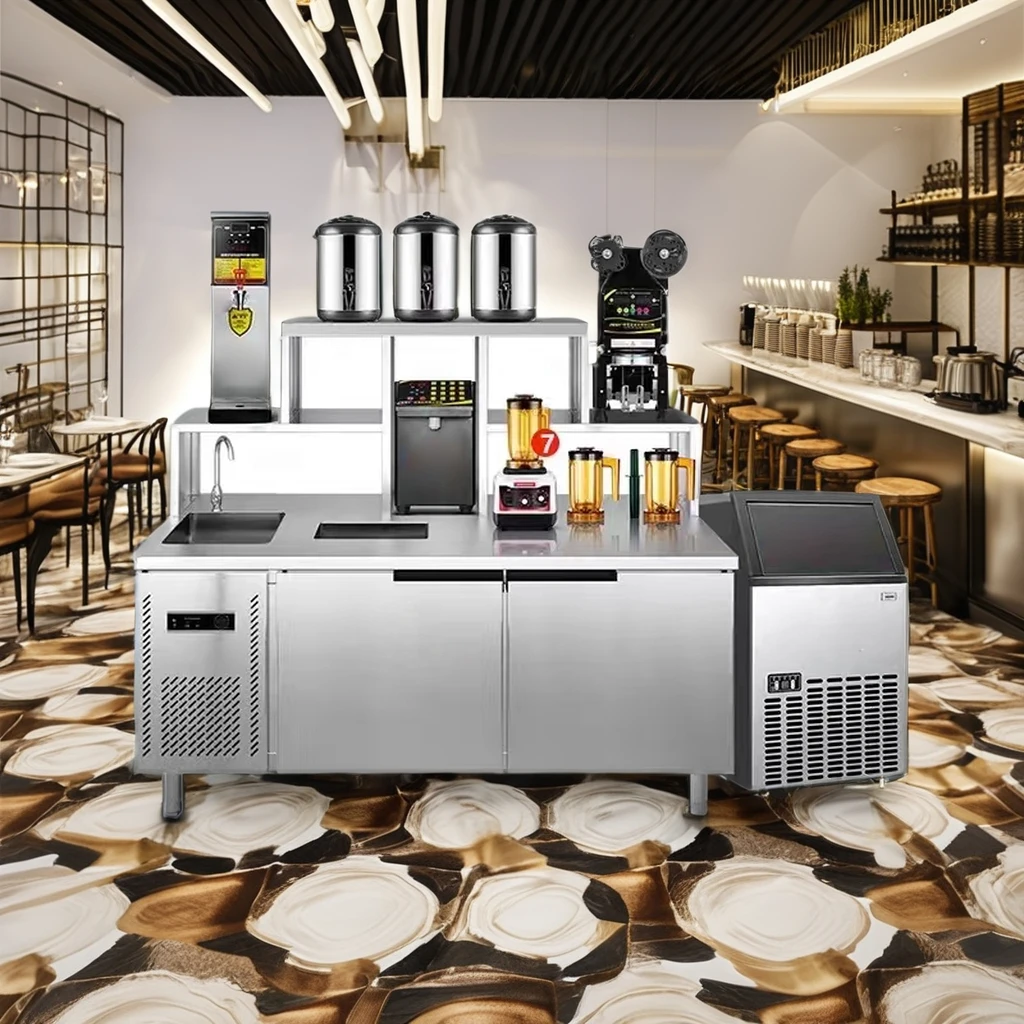 Stainless Steel Milk Tea Machine for Tea Beverage Shops and Restaurants Essential Equipment for Tea Shops