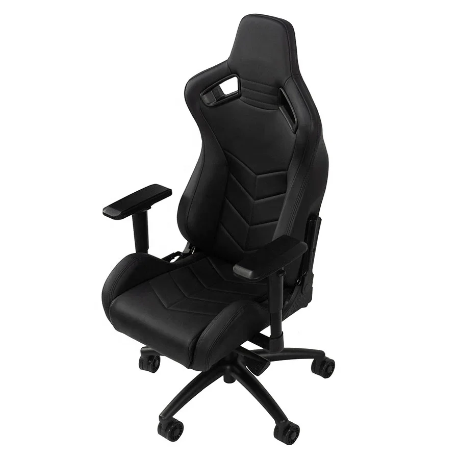 High Back Factory direct sale leather gaming chairs silla gamer Black Car Seat Racing Style Gaming Chair Big Size Gamer Chair