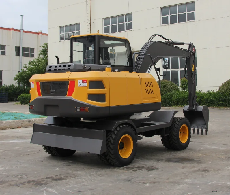 fast delivery low price 6 ton wheel digger machine excav