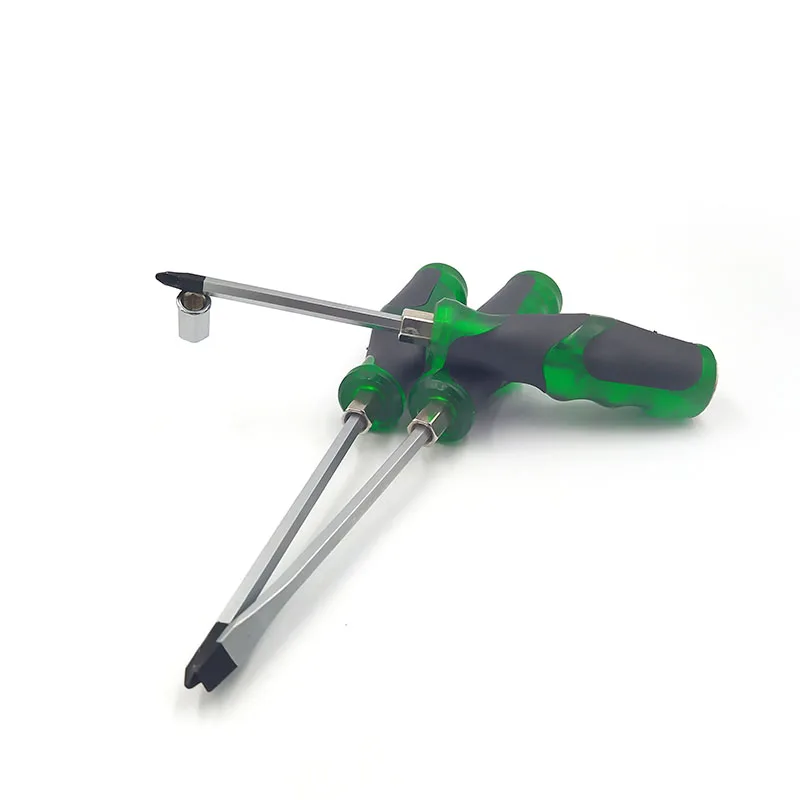 Amazon hot sale green 7pcs multifunction  1 guy 1 phillips screwdriver set