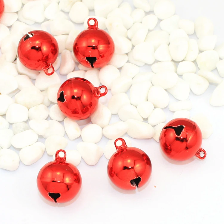 Wholesales metal colorful pet ornament small bells for collar