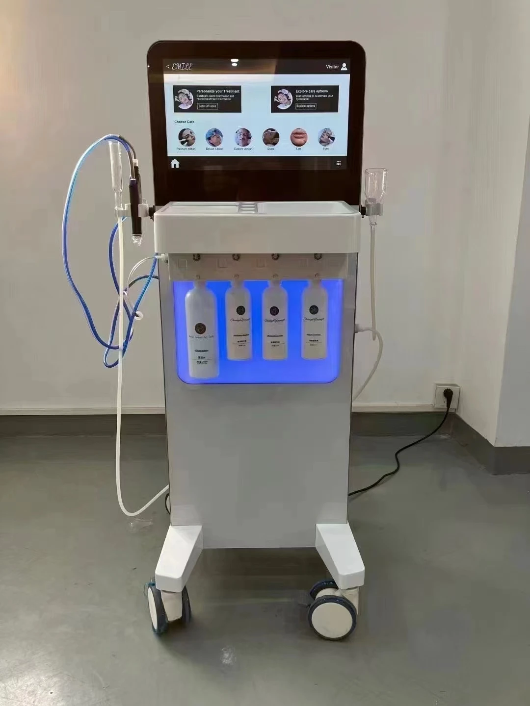 Professional oxygen facial machine microdermabrasion hydrod facial machine for Skin Rejuvenation