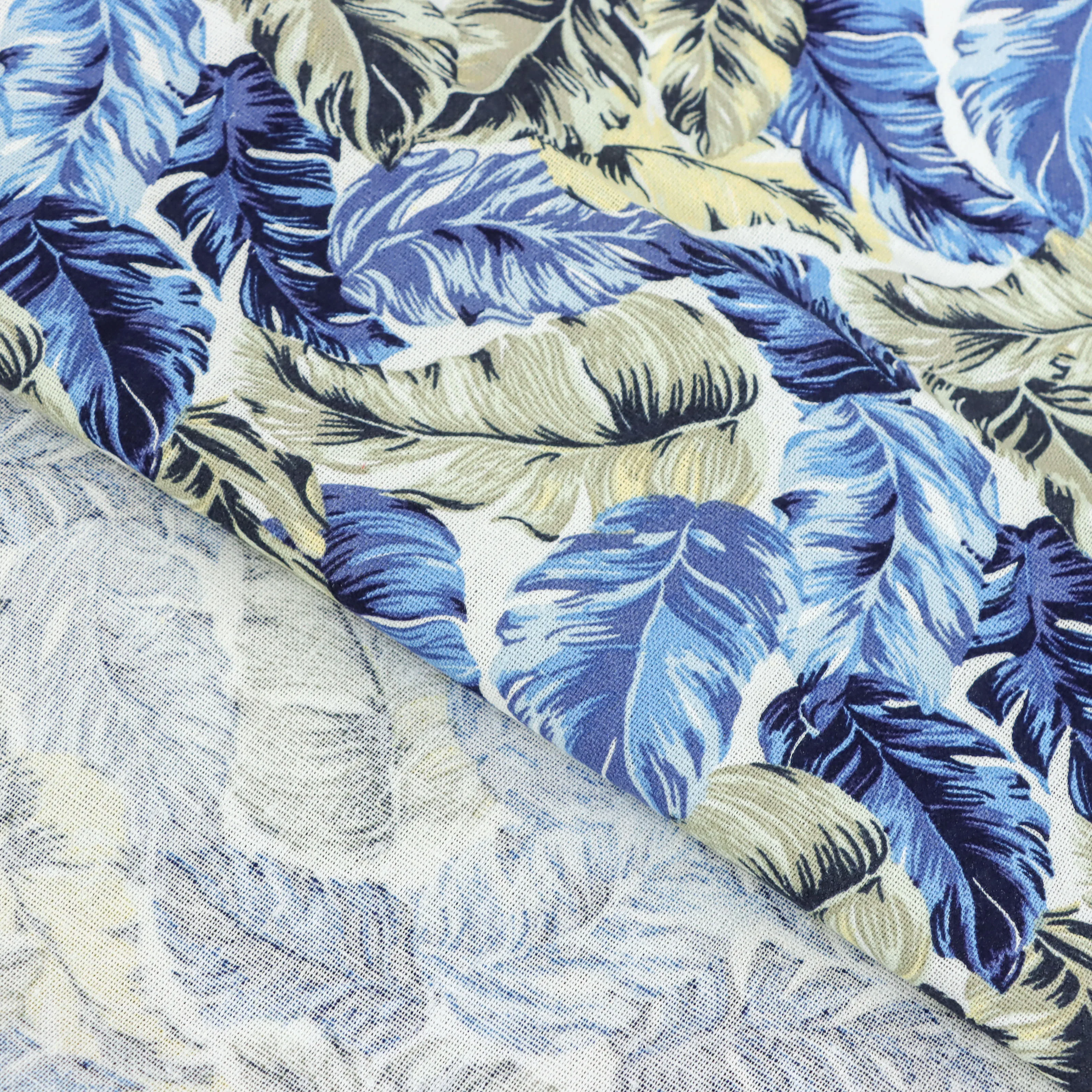 70% Rayon Viscose Fabric Plain Wholesale 30% Linen Custom Reactive Printing Linen Fabric for Shirt Woven Lightweight Printed